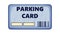 Parking payment card icon animation