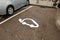 Parking place for hybrid cars