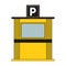 Parking toll booth icon