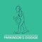 PARKINSON`S DISEASE vector logo icon design