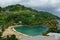 Parlatuvier beach view on the tropical Caribean island of Tobago