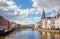 Parliament bridge and the Holy Trinity Church In Cork on the Fa