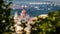 Parliament Building in Budapest from elevated view