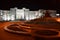 Parliament building in Minsk at night. Belarus