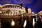 Parliament building in Stockholm, Sweden at night