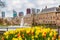 Parliament and court building complex Binnenhof in Hague, Holland