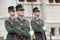 Parliament Guard In Front Of Hungarian Parliament Building, Budapest, Hungary