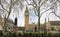 Parliament Square and Houses of Parliament Big Ben London UK