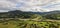 Parma overview of the Bardi castle and the surrounding hills