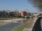 Parma riverside panorama.