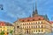 Parnas Fountain on Zerny trh square in the old town of Brno, Czech Republic