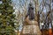 PARNU, ESTONIA - MAY 02, 2015: Monument to Lydia Koidula in Parnu created by Amandus Adamson in 1929. Koidula 1843-1886 was an