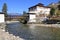 Paro Rinpung Dzong, The traditional Bhutan palace with wooden br