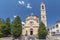 The parochial church of St. Lorenzo in Tremezzo, Como Lake, Italy
