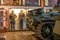 Parola, Finland - May 2, 2019: Tank Museum in the city of Parola. The back of the German self-propelled gun of the