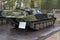 Parola, Finland - May 2, 2019: Tank Museum in the city of Parola. Soviet amphibious tank PT-76