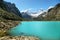 Paron lake and Pyramid peak