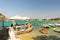 Paros, Greece 1 August 2016. People enjoying their summer vacations at Alyki beach in Paros island in Greece.