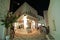 Paros, Greece, September 14 2018, Typical view of shops and relaxed tourists in the town of Naoussa