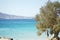 PAROS, GREECE, SEPTEMBER 16 2018, Martselo beach in September is a very quiet beach