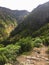 Parque Barranco de Ruiz. Hiking on Tenerife.