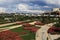 Parque de la Arganzuela, Bridge over the river Manzanares in Madrid, Spain