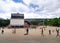 Parque de los Deseos Medellin, Colombia with people having fun and children playing - MedellÃ­n Planetarium and University Metro