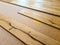 A parquet floor made of wood while it is being freshly installed