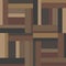 Parquet mosaic, seamless brown texture. A floor made of wooden planks, imitation masonry wood tile. Vector