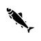 parr salmon glyph icon vector illustration