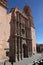 Parroquia catedral de cantera rosa en Zacatecas Mexico