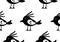 Parrot bird jungle seamless pattern