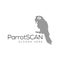 Parrot Scan Technology Logo vector Element. Animal Technology Logo Template