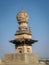 Parrot sitting on the side pillars of Golghumbaj-the mausoleum of king Mohammed Adil Shah, Sultan of Bijapur