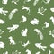 The parrot, turtle, cat, dog, rabbit, mouse, fish, lizard seamless pattern, animal vector background. For fabric design