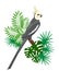 Parrots Cartoon Vector Illustration. Parrot set Exotic birds