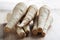 Parsnips on Cutting Board