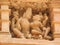 Parsvanath, Adinath, Shanti Nath, Eastern group of temples, Khajuraho, Madhya Pradesh, India, known eroticheskim design of the
