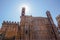 Part apse of the Arab Norman Cathedral of Palermo in Sicily, Italy.