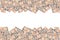 Part of brown Guyana 1000 dollars Banknote pattern