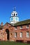 Part of buildings and clock tower in Clumber park