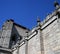 Part of the Cathedral of Ãvila and Detail of the Wall