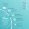 Part Circle User Interface Infographic