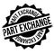 Part Exchange rubber stamp