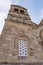 Part of the facade of the catholic Christian Transfiguration Church located on Mount Tavor near Nazareth in Israel