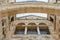 Part of the facade of the catholic Christian Transfiguration Church located on Mount Tavor near Nazareth in Israel