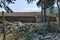 Part of farmyard with authentic ancient outhouse at Batkun Monastery