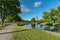 Part of the Gota canal in Sweden in summer sunshine