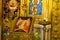 Part of iconostasis in Curtea de Arges, Romania