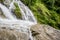 Part of Pitugro WaterfallPetro Lo Su or Heart Waterfall,the highest waterfall in Thailand,located in Umphang Wildlife Sanctuary,